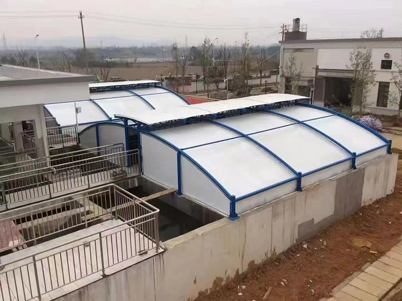 膜结构污水池加盖
